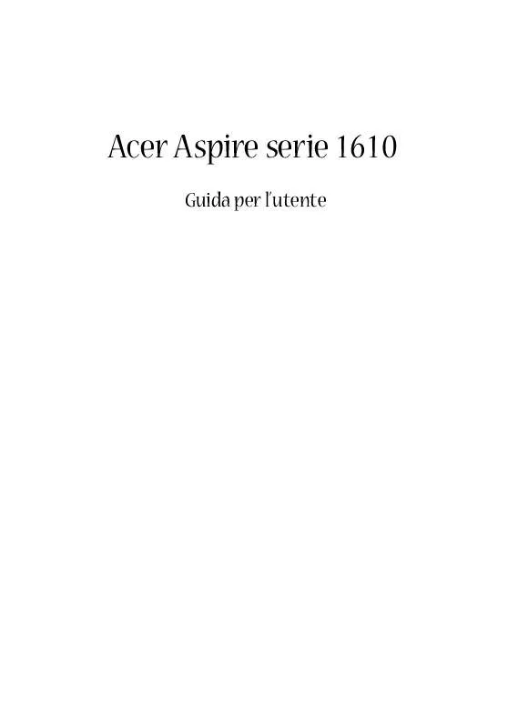Mode d'emploi ACER ASPIRE 1610