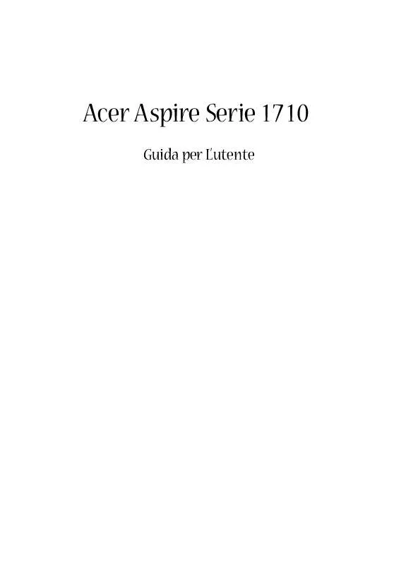 Mode d'emploi ACER ASPIRE 1710