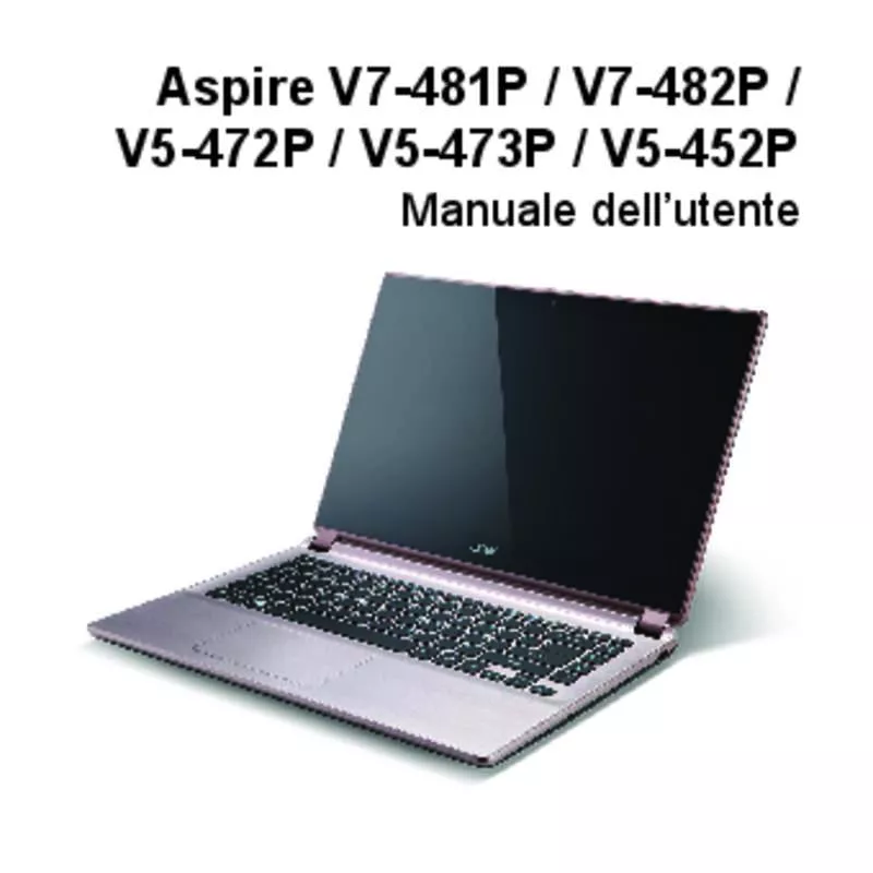Mode d'emploi ACER ASPIRE V7-482PG
