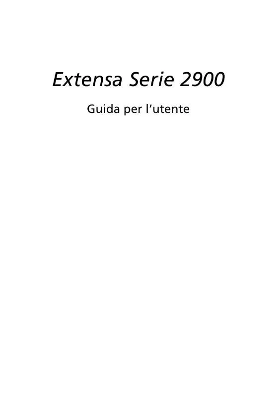 Mode d'emploi ACER EXTENSA-2900