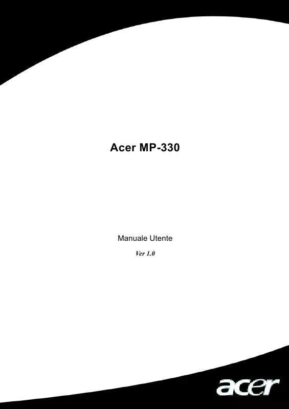 Mode d'emploi ACER MP-330