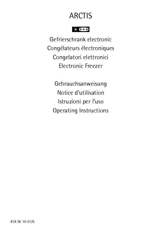 Mode d'emploi AEG-ELECTROLUX A70290-GS