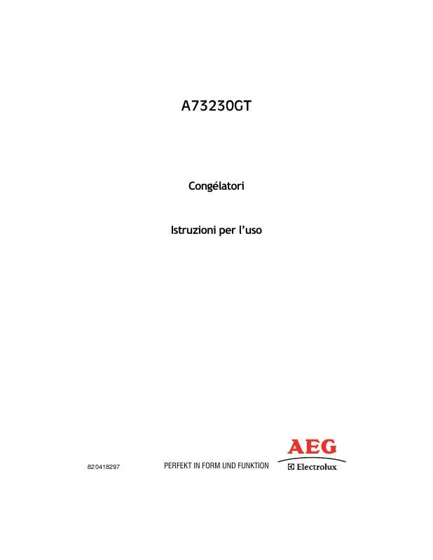 Mode d'emploi AEG-ELECTROLUX A73230GT