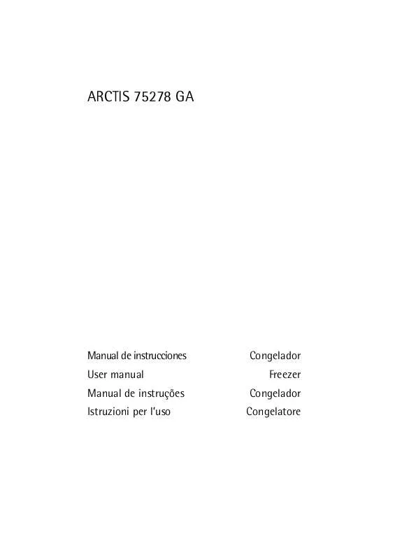 Mode d'emploi AEG-ELECTROLUX A75278GA
