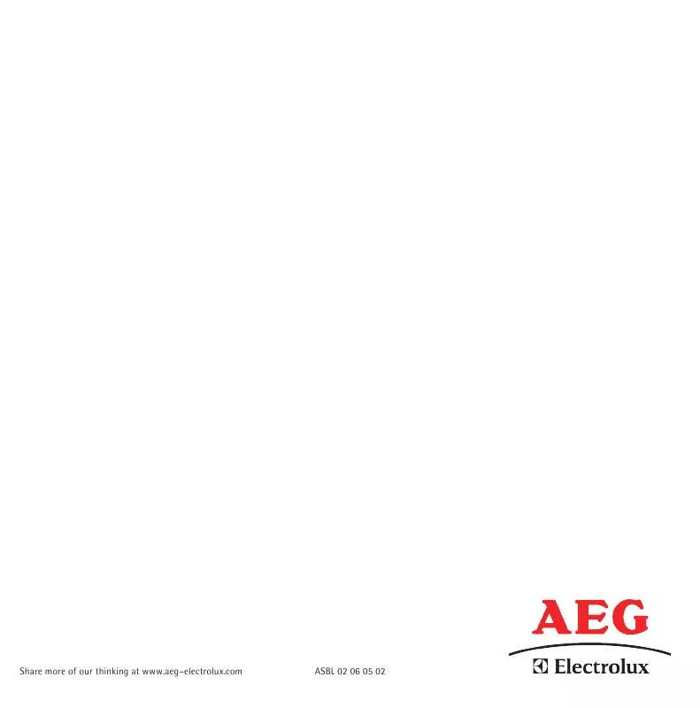 Mode d'emploi AEG-ELECTROLUX AS203