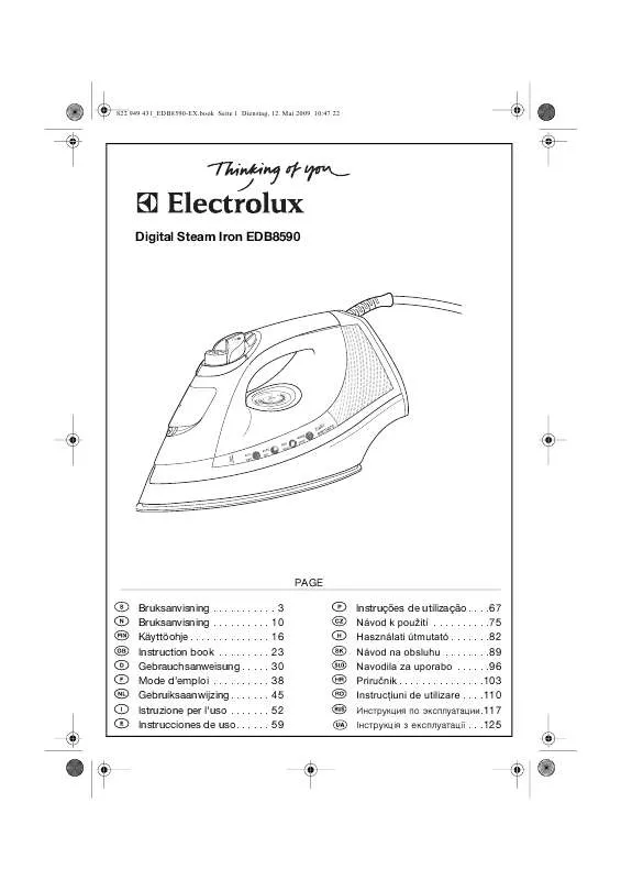 Mode d'emploi AEG-ELECTROLUX EDB8590