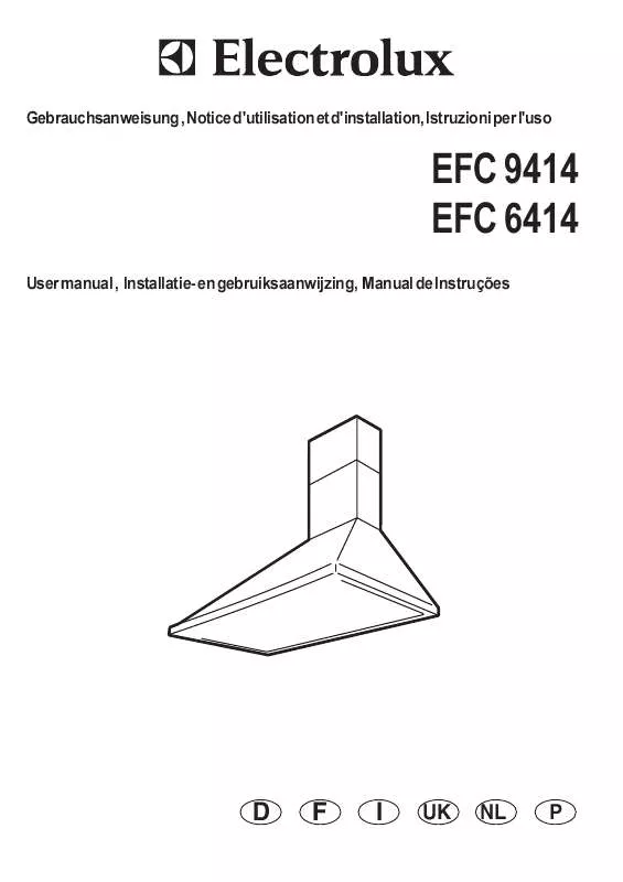 Mode d'emploi AEG-ELECTROLUX EFC6414