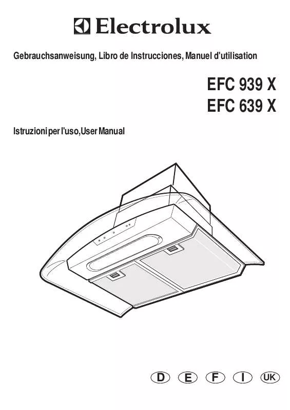 Mode d'emploi AEG-ELECTROLUX EFC939X