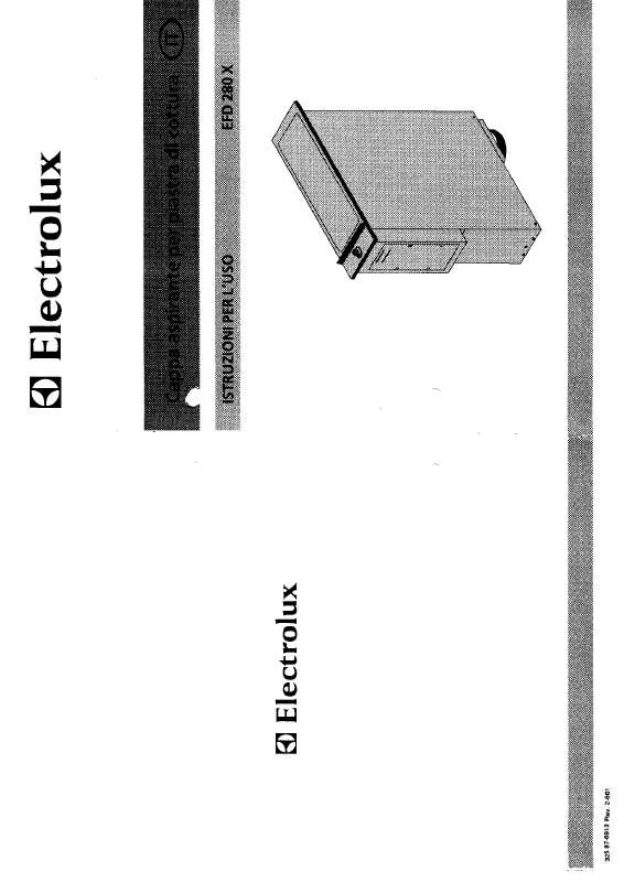 Mode d'emploi AEG-ELECTROLUX EFD280X