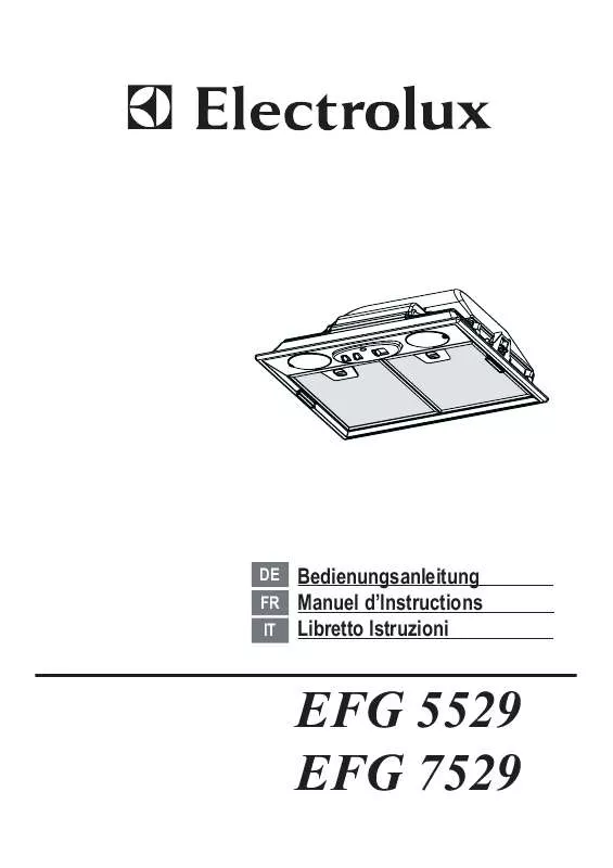 Mode d'emploi AEG-ELECTROLUX EFG5529X