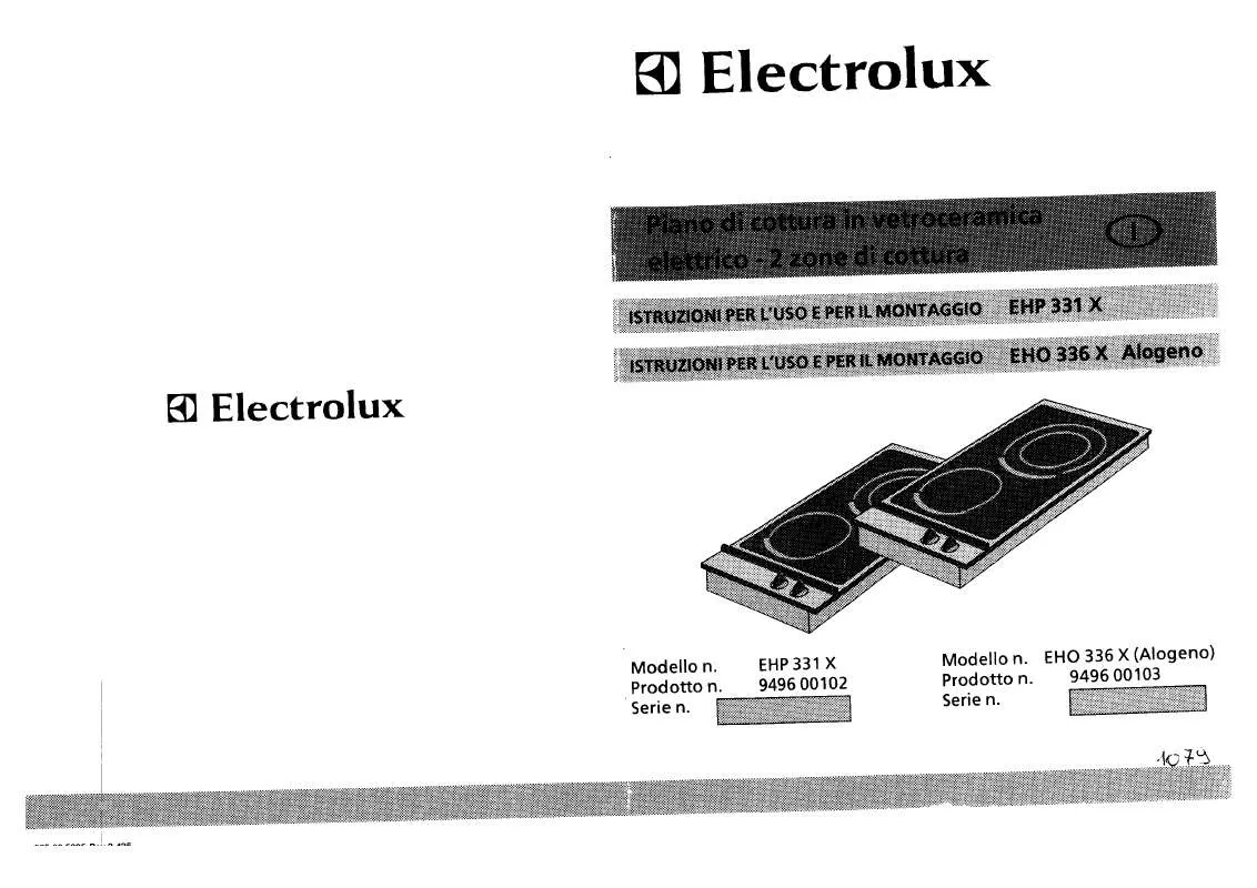 Mode d'emploi AEG-ELECTROLUX EHP331X