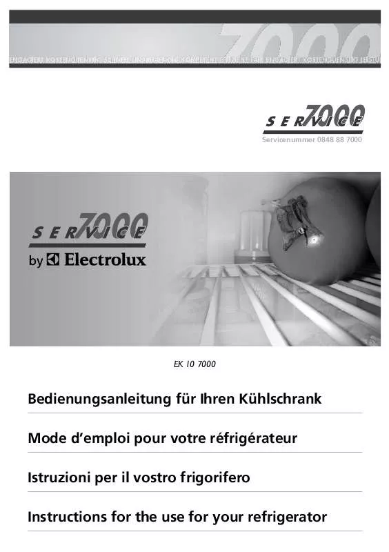 Mode d'emploi AEG-ELECTROLUX EK107000REWE