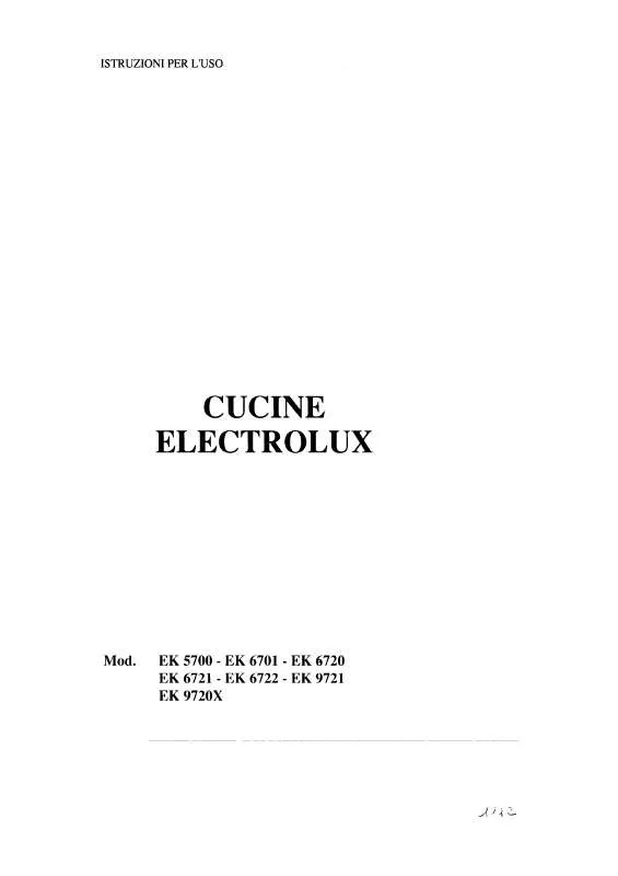 Mode d'emploi AEG-ELECTROLUX EK5700