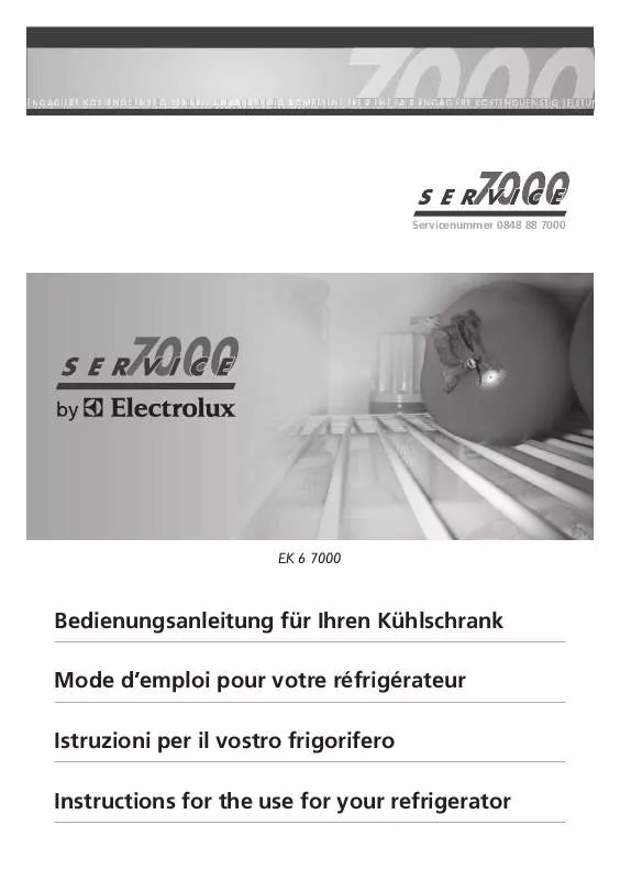 Mode d'emploi AEG-ELECTROLUX EK67000WL