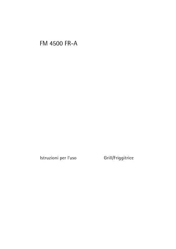 Mode d'emploi AEG-ELECTROLUX FM4500FR-A