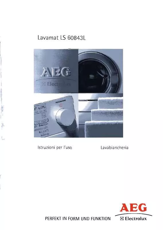 Mode d'emploi AEG-ELECTROLUX LAVAMAT LS 60843L