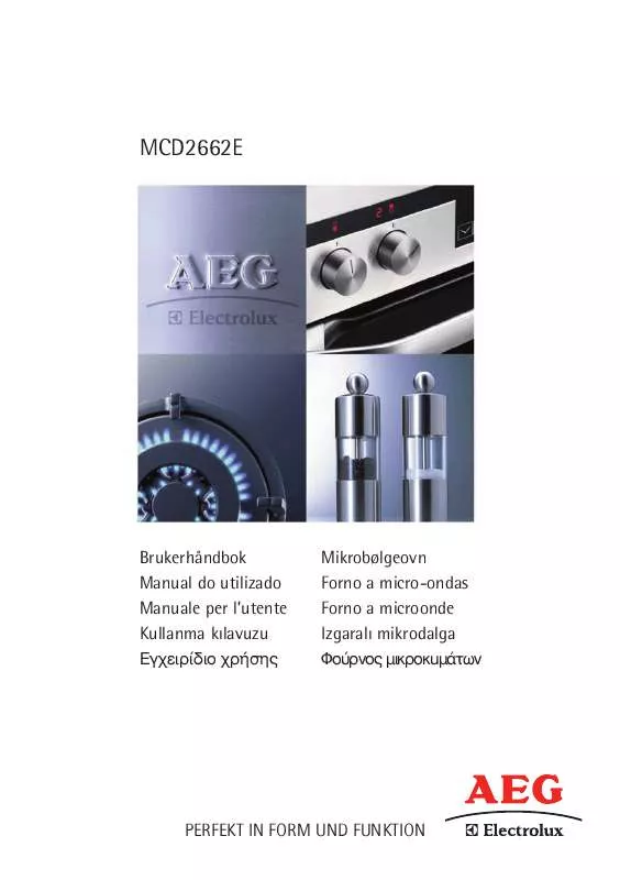 Mode d'emploi AEG-ELECTROLUX MCD 2663 EM