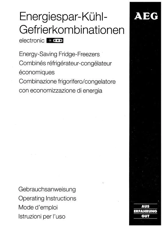 Mode d'emploi AEG-ELECTROLUX O-S.3042-2KG