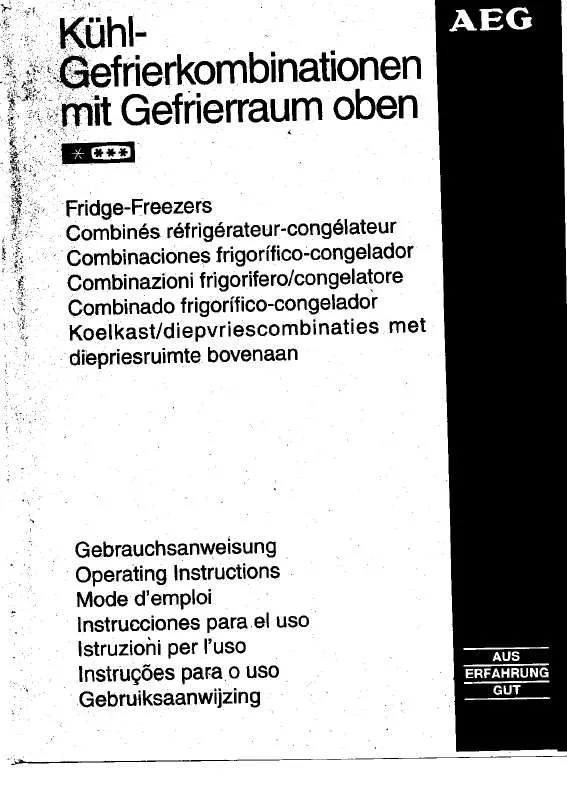 Mode d'emploi AEG-ELECTROLUX OEKOS.3152-4DT