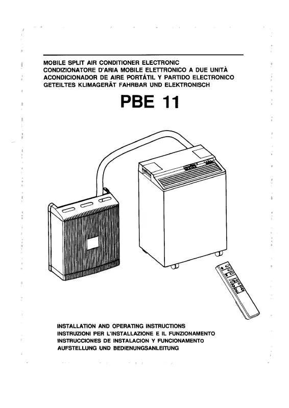 Mode d'emploi AEG-ELECTROLUX PBE11
