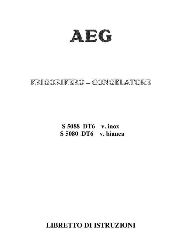 Mode d'emploi AEG-ELECTROLUX S5088DT6