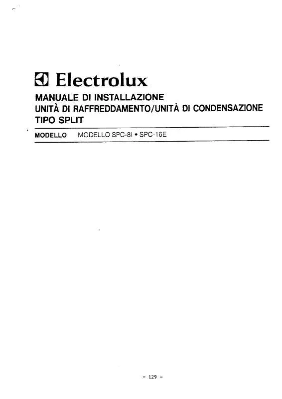 Mode d'emploi AEG-ELECTROLUX SPC-16E
