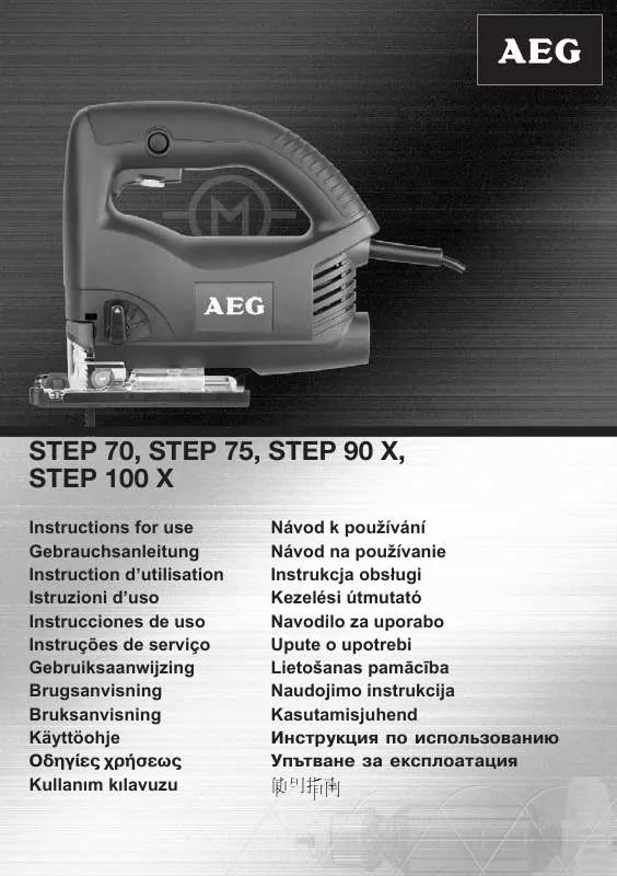 Mode d'emploi AEG-ELECTROLUX STEP 75