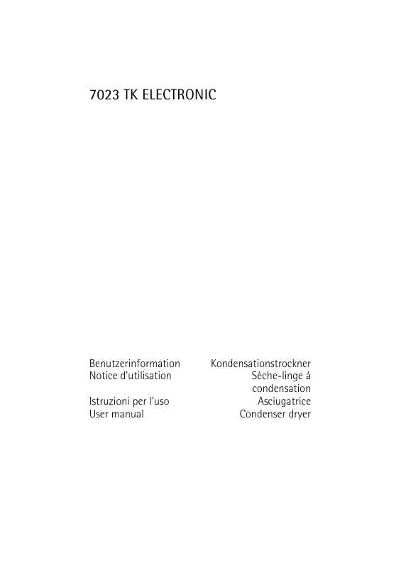 Mode d'emploi AEG-ELECTROLUX T7023TK