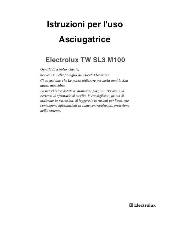 Mode d'emploi AEG-ELECTROLUX TWSL3M100