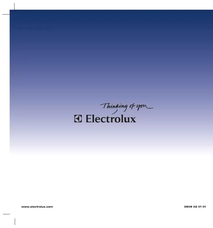 Mode d'emploi AEG-ELECTROLUX Z3480