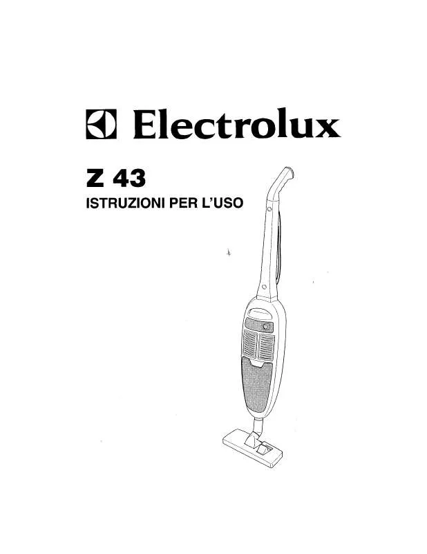 Mode d'emploi AEG-ELECTROLUX Z43