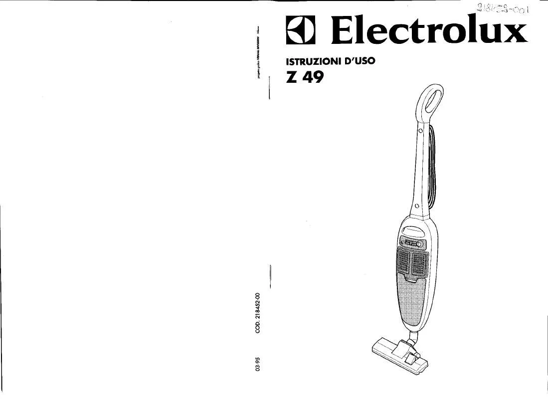 Mode d'emploi AEG-ELECTROLUX Z49