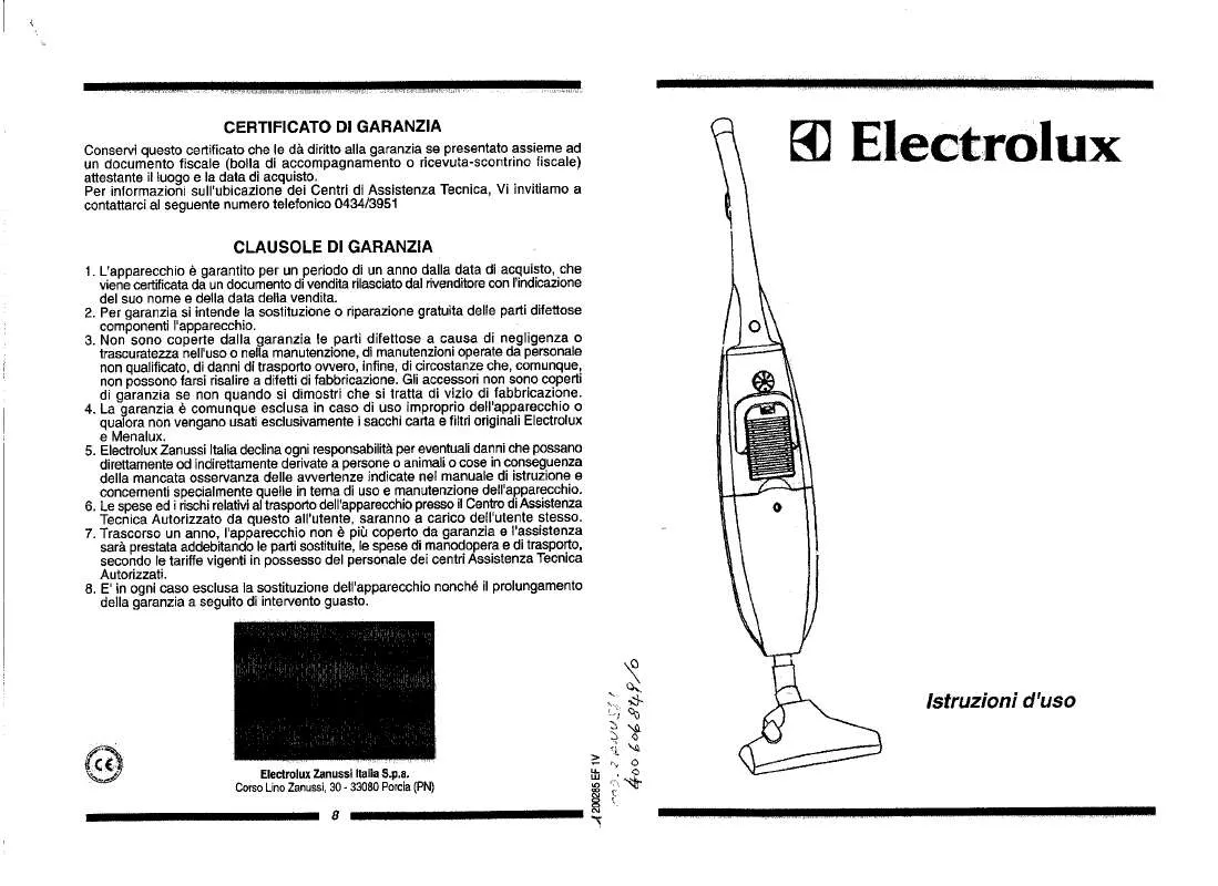 Mode d'emploi AEG-ELECTROLUX ZS100.1