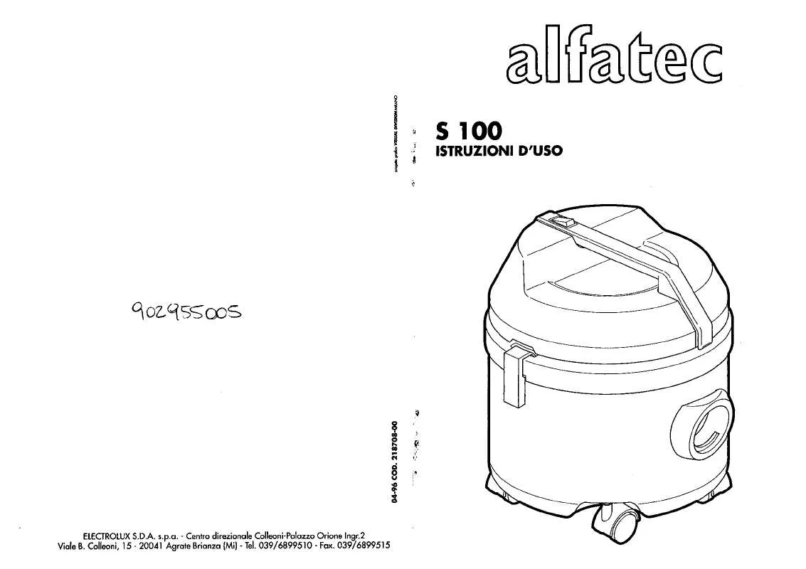 Mode d'emploi ALFATEC S100