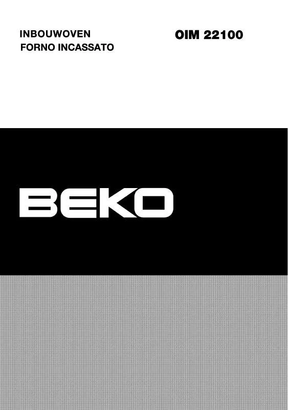 Mode d'emploi BEKO OIM 22100
