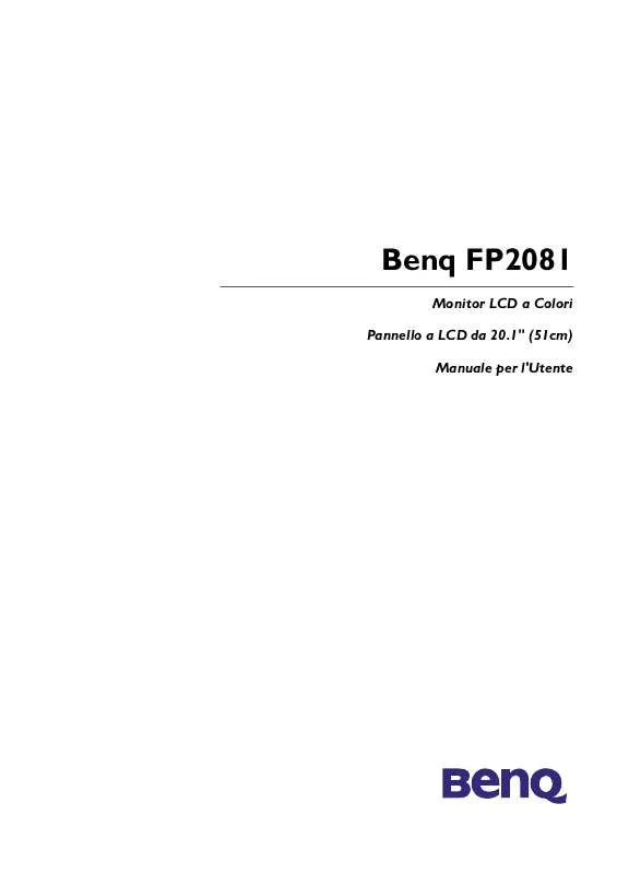 Mode d'emploi BENQ FP2081