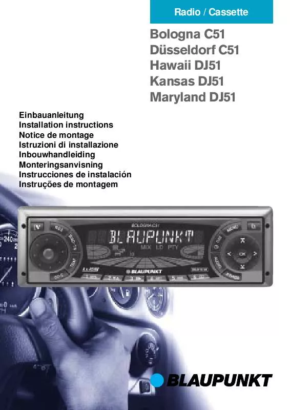 Mode d'emploi BLAUPUNKT HAWAII DJ51 AG F. DJ