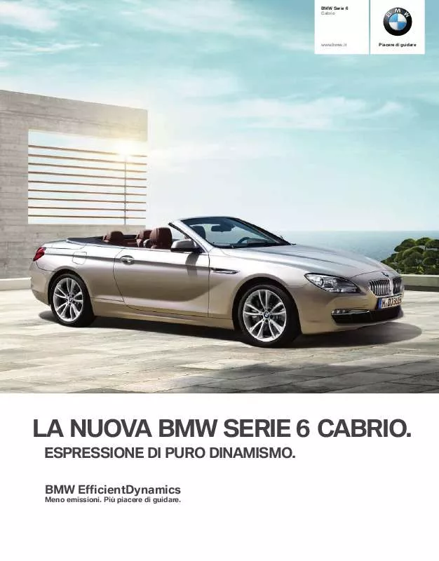 Mode d'emploi BMW 640I