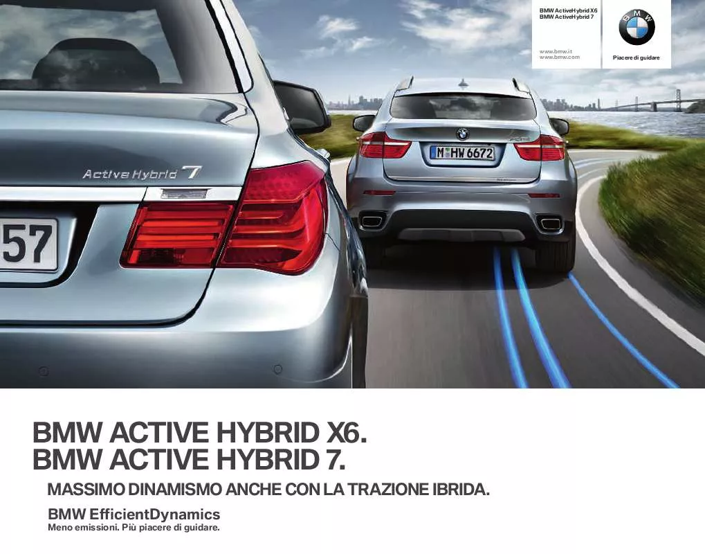 Mode d'emploi BMW ACTIVE HYBRID SERIE 7
