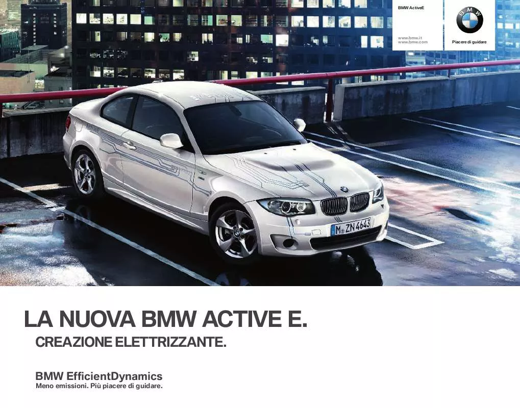 Mode d'emploi BMW ACTIVE E