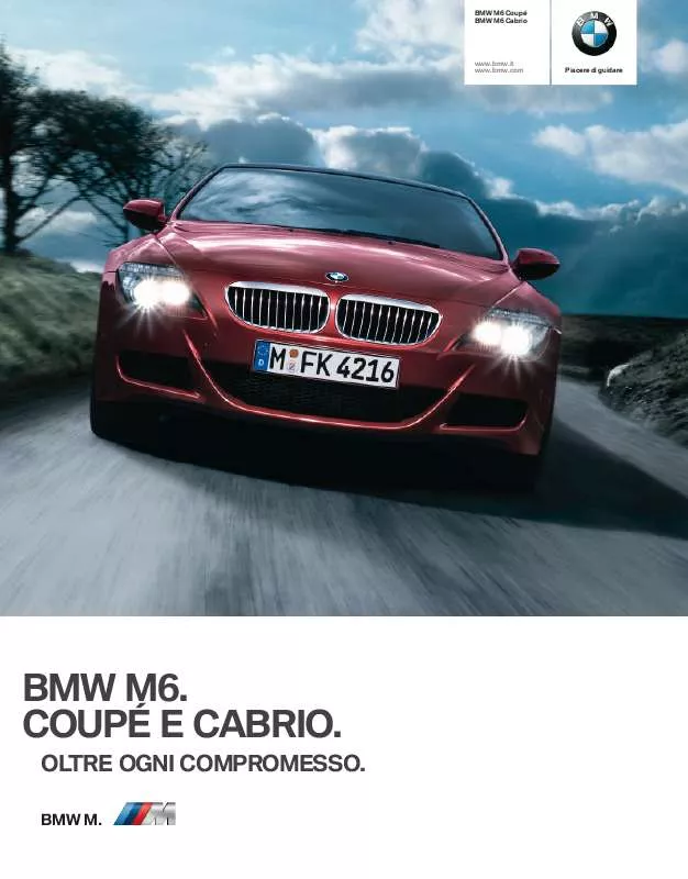 Mode d'emploi BMW M6 CABRIO