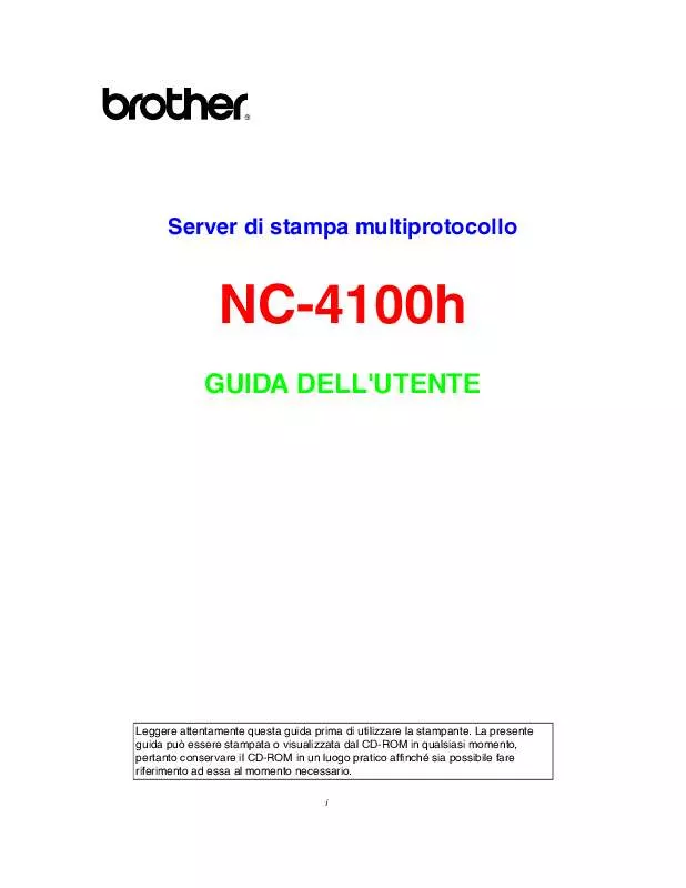 Mode d'emploi BROTHER HL-1650 NETWORK USER