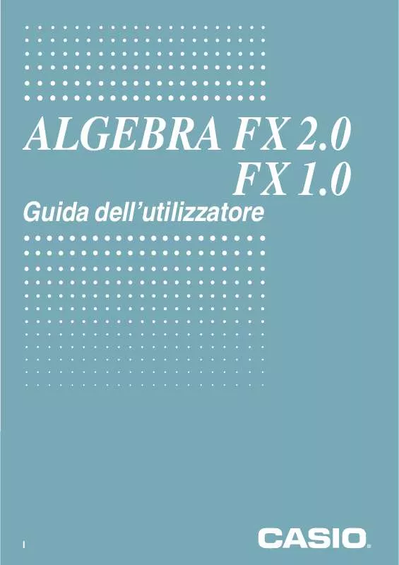 Mode d'emploi CASIO ALGEBRA FX 1.0
