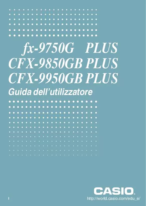 Mode d'emploi CASIO CFX-9950GB