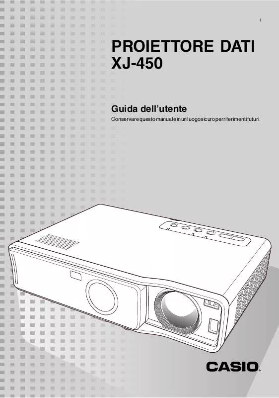 Mode d'emploi CASIO XJ-450