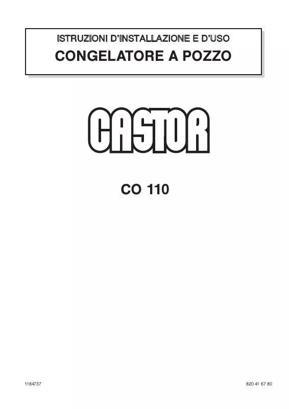 Mode d'emploi CASTOR CO110