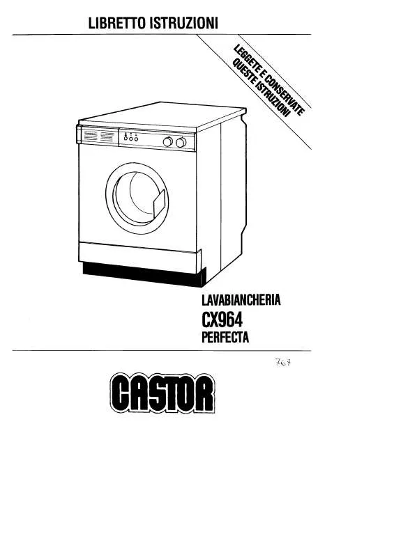 Mode d'emploi CASTOR CX964PERFECTA