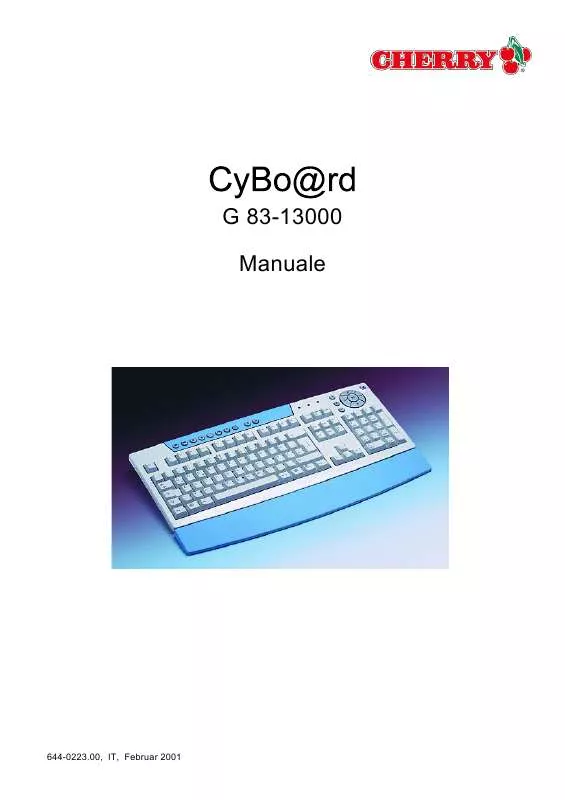 Mode d'emploi CHERRY CYBO@RD USB-HUB, G83-13500
