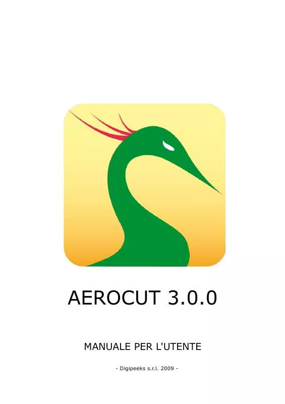 Mode d'emploi DIGIPEEKS AEROCUT 3.0.0