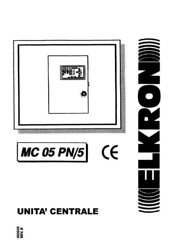 Mode d'emploi ELKRON MC 05 PN